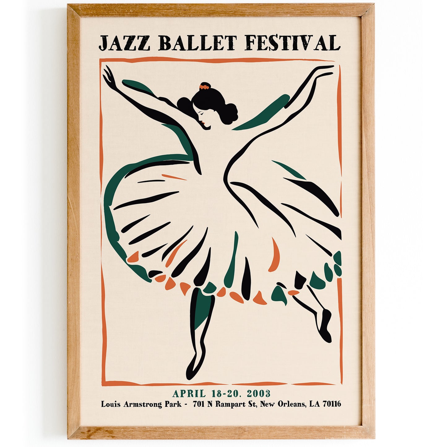 Jazz Ballet Festival - New Orleans Poster