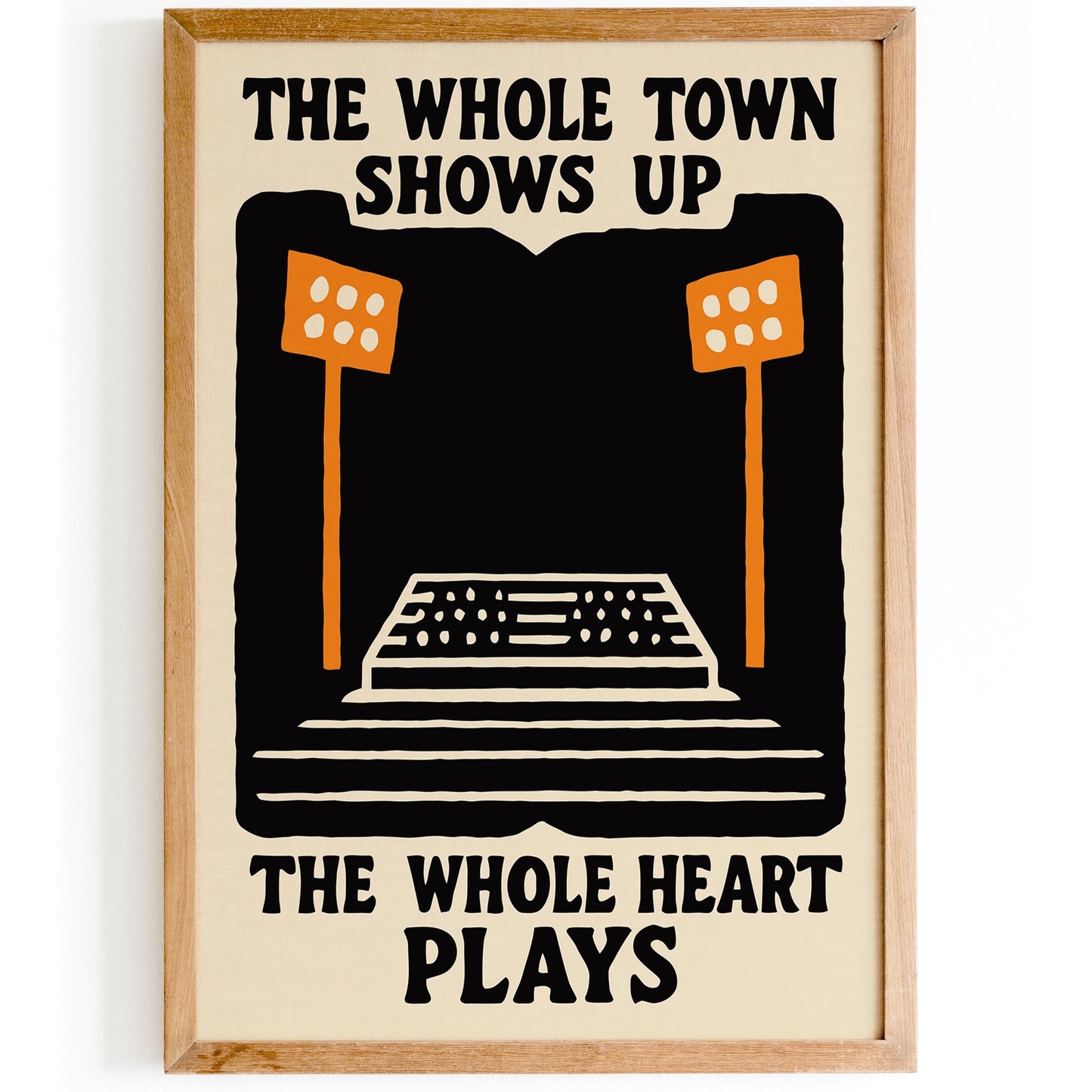 Stadium Night Poster Print