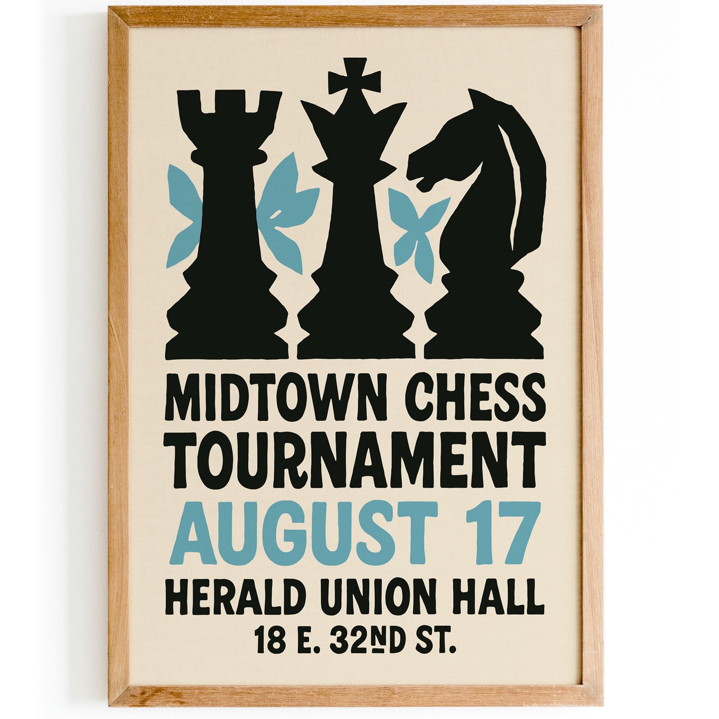 Midtown Chess Tournament Poster