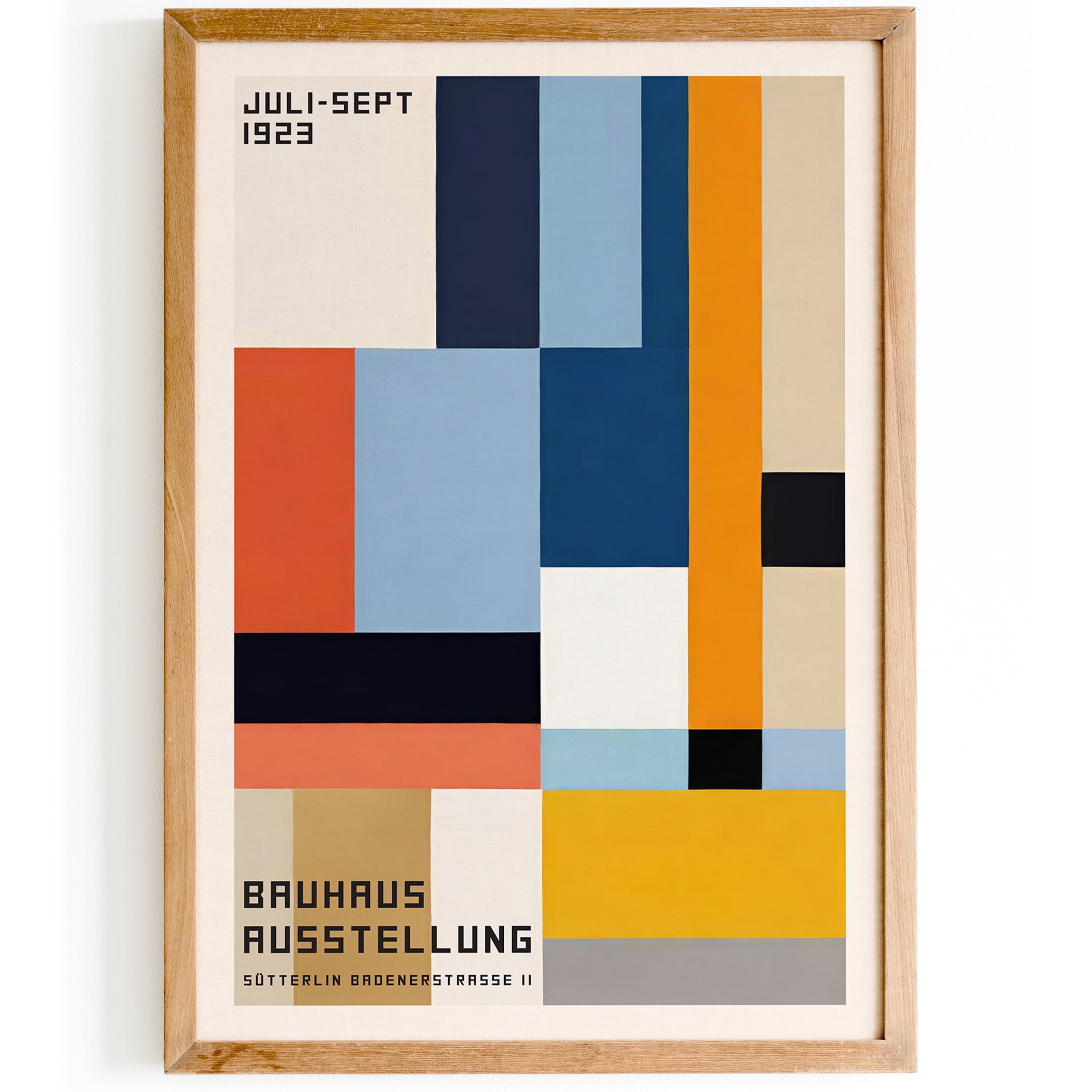 Mid Century Modern Bauhaus Poster – HypeSheriff