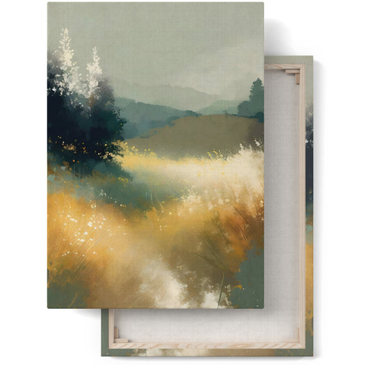 Countryside Landscape Canvas Wall Art