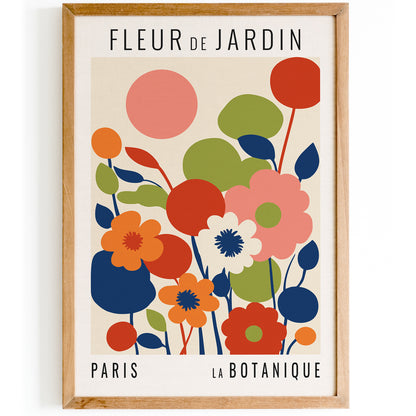 French Flower Market Art Print