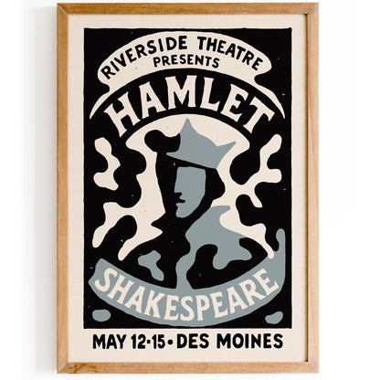 Hamlet Shakespeare Poster Print