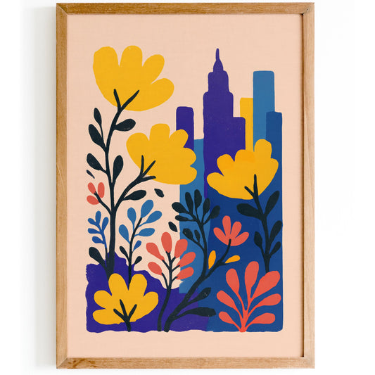 City Bloom Poster Print