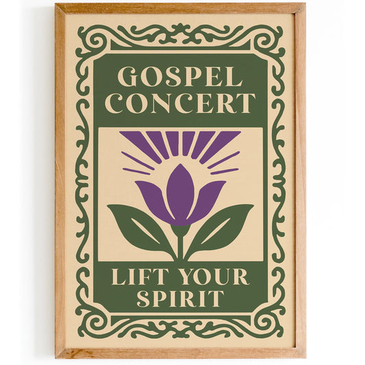 Gospel Concert Poster 2026