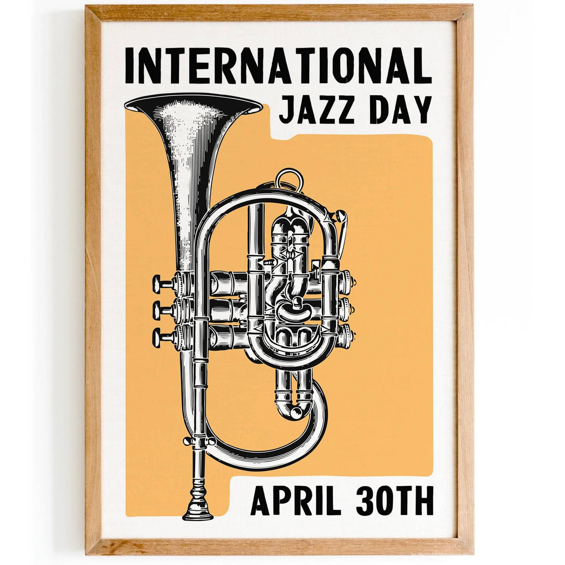 International Jazz Day Retro Poster - HypeSheriff