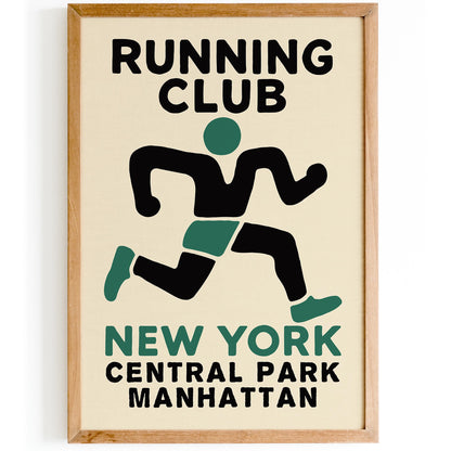 Running Club NYC Poster