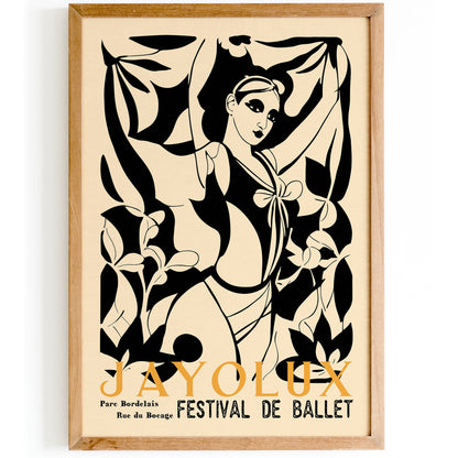 Jayolux - Vintage Ballerina French Poster