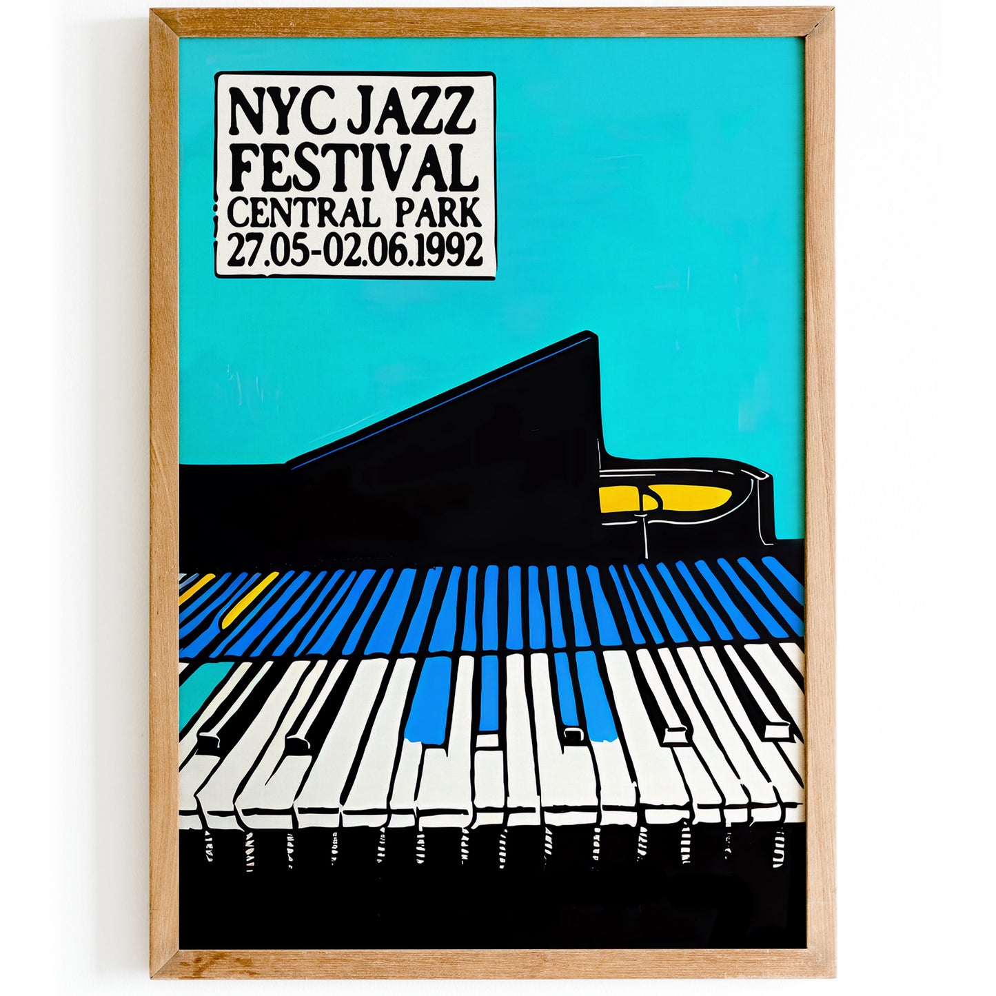 1992 NYC Jazz Festival Poster