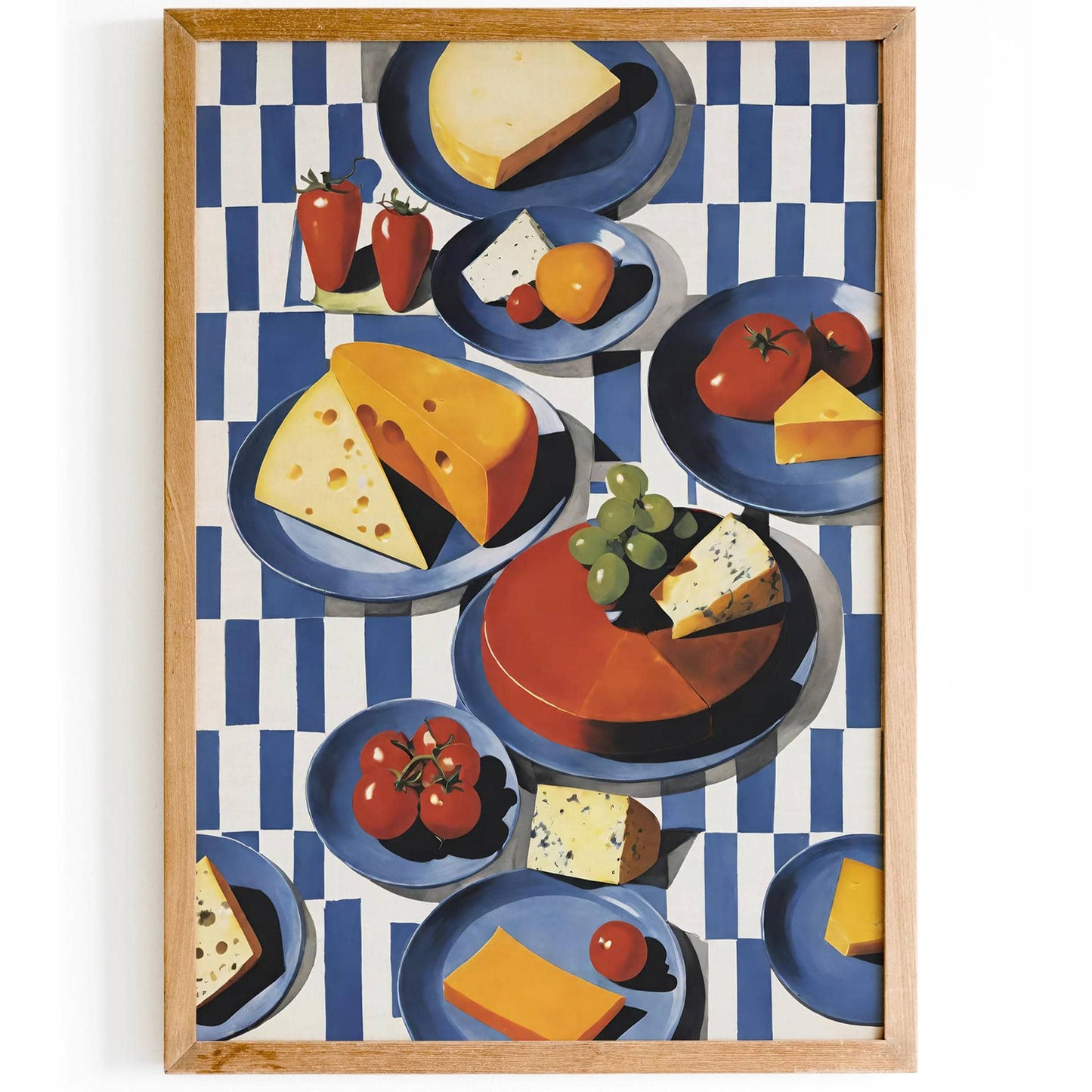 Gourmet Cheese & Tomato Poster