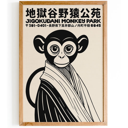 Jigokudani Monkey Park Print