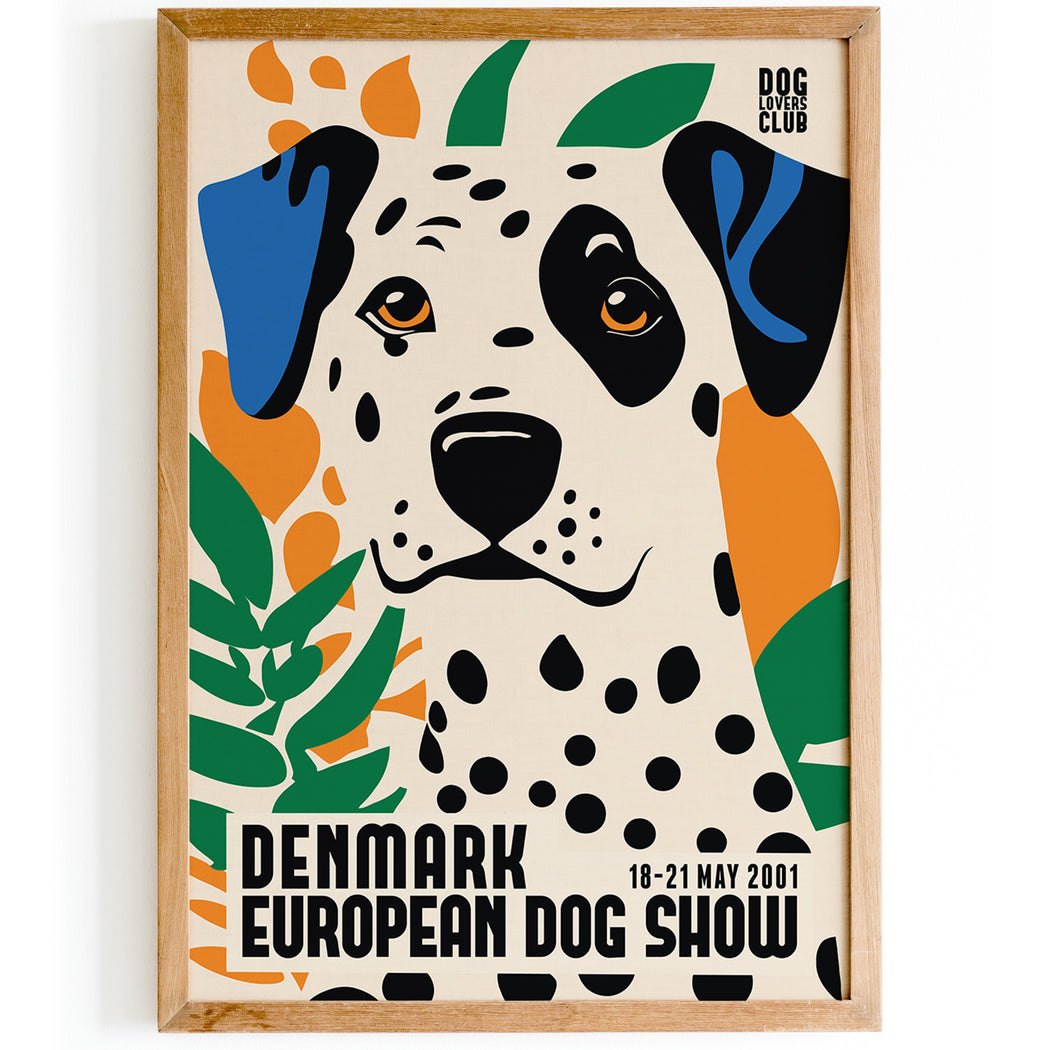 Denmark Dog Show Poster