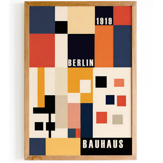 Classic Bauhaus Retro Wall Art