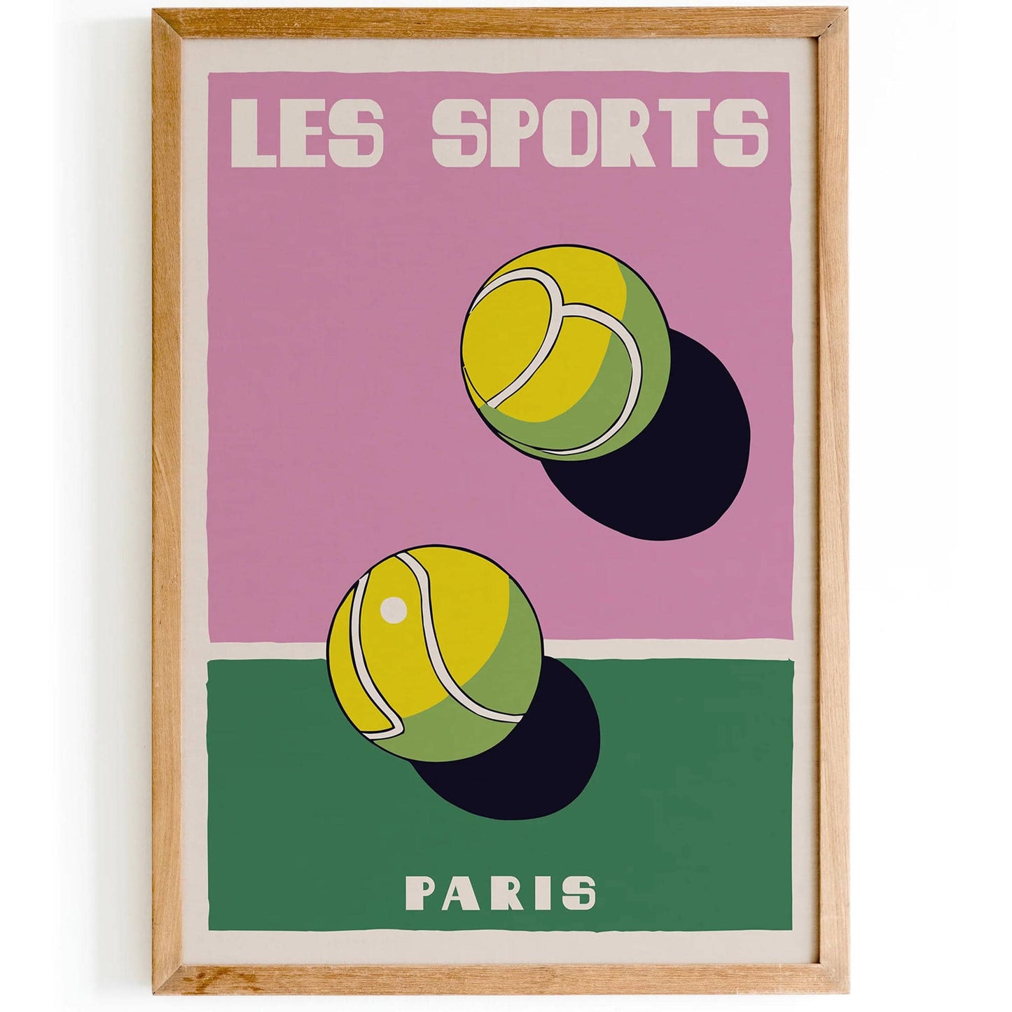 Les Sports Tennis Paris Wall Art