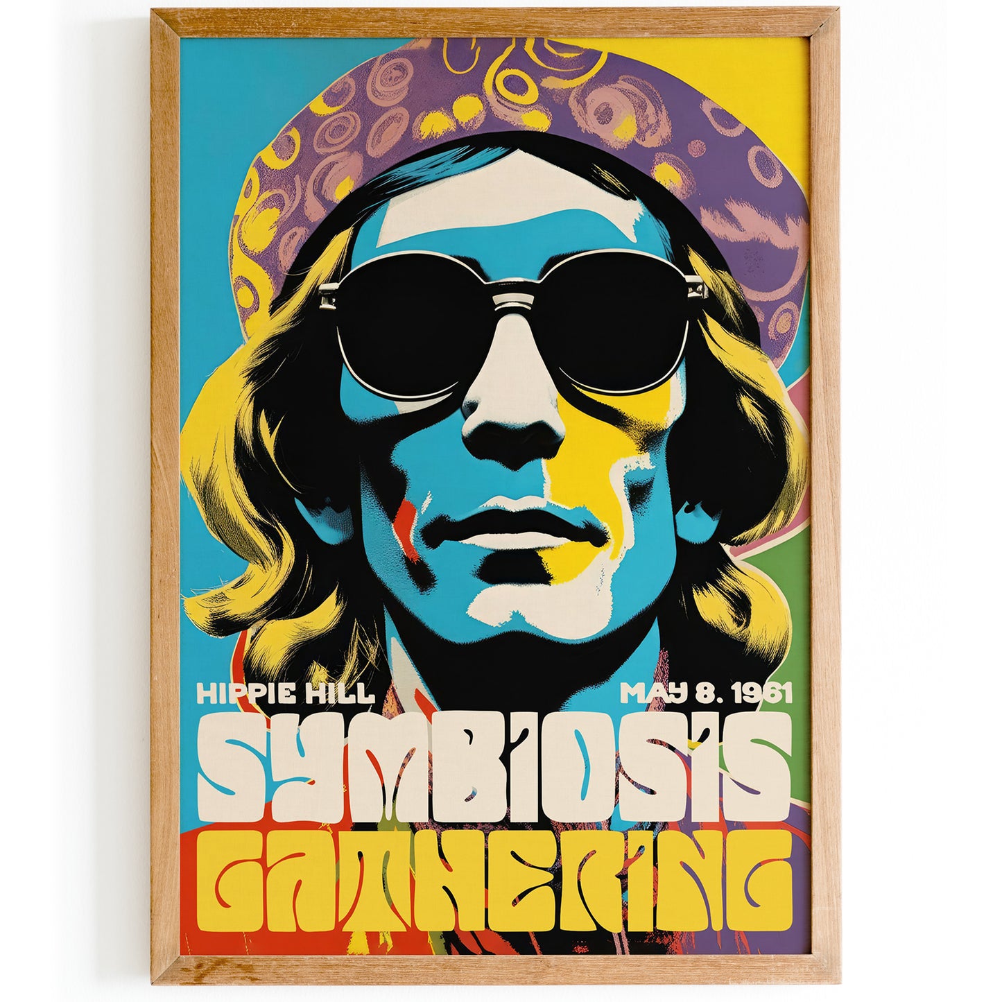 Symbiosis Gathering 70s Hippie Music Poster