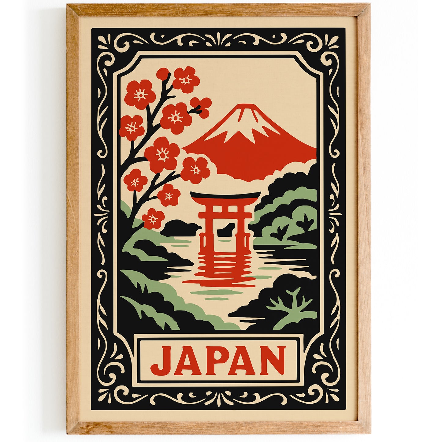 Japan Scenic Travel Poster