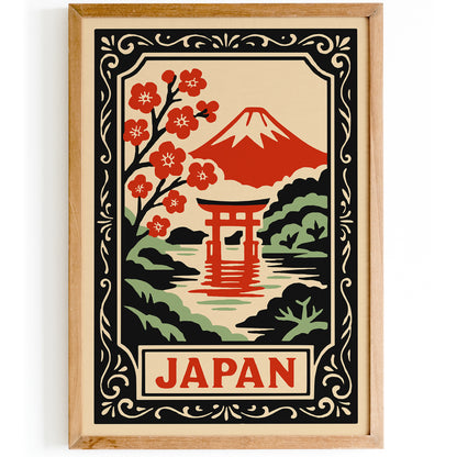 Japan Scenic Travel Poster