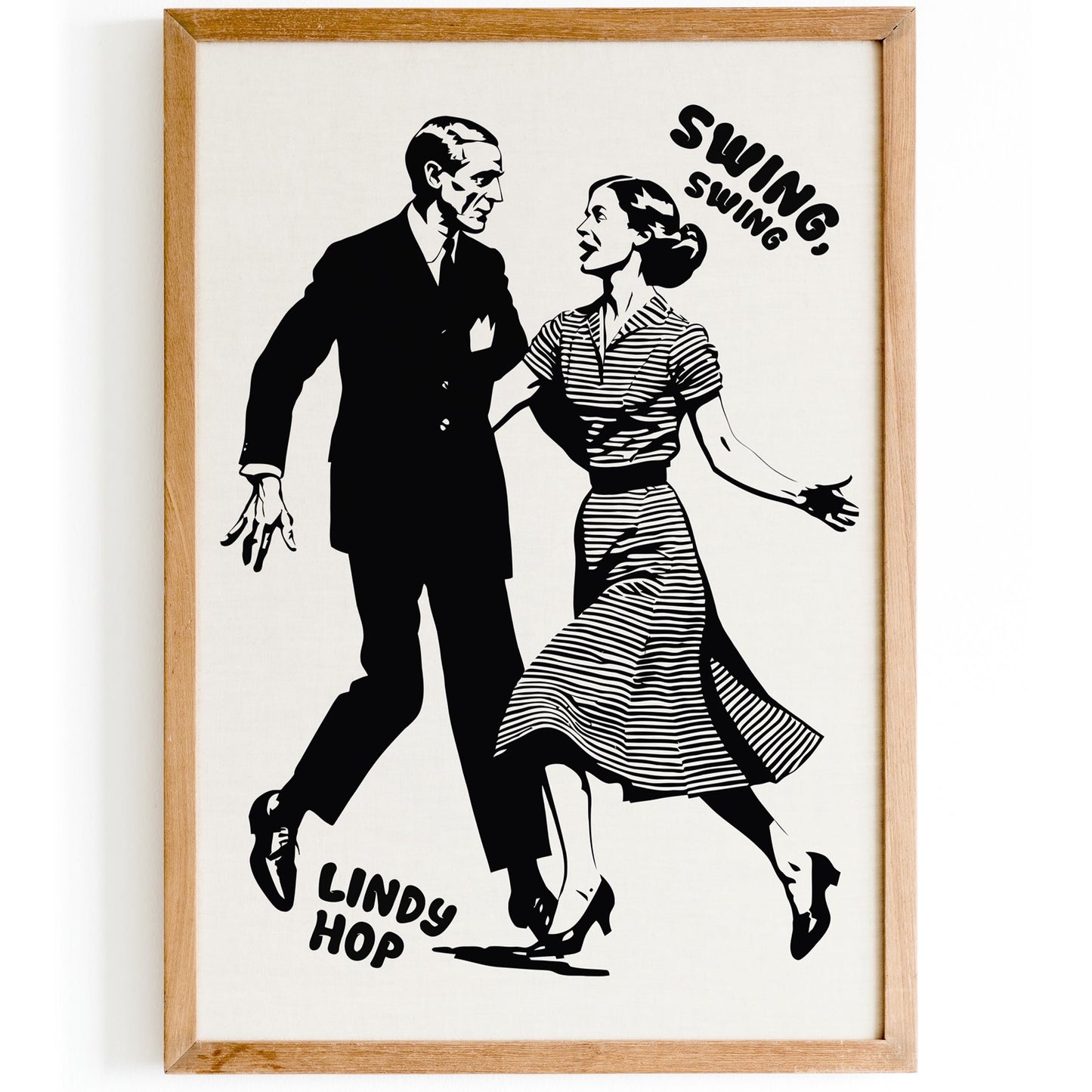 Swing Lindy Hop Wall Art