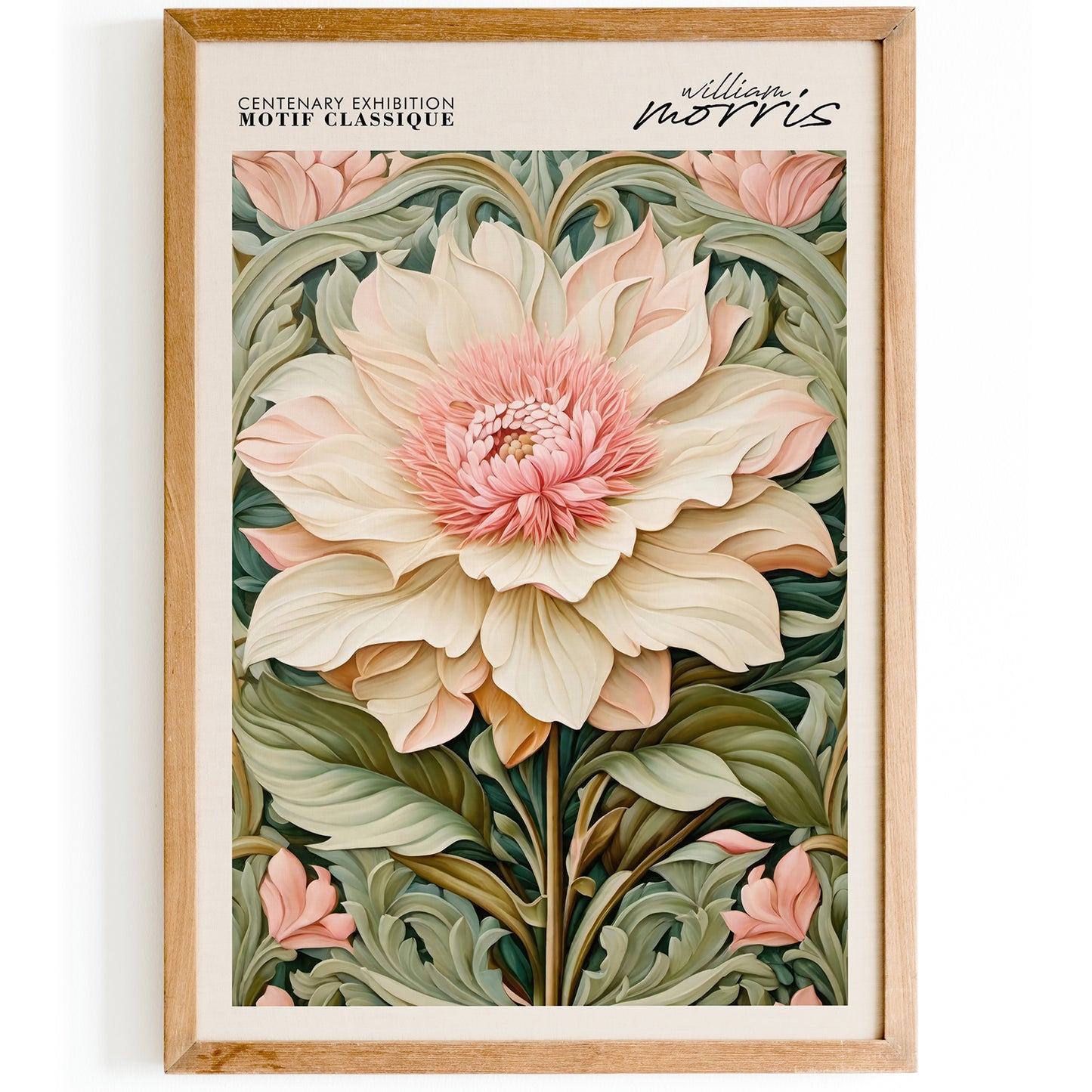 William Morris Floral Art Poster