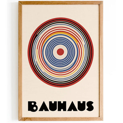 Bauhaus Hand-Drawn Poster Print