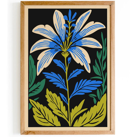 Botanical Art Print for Kitchen Wall Decor