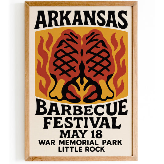 Arkansas Barbecue Festival Poster