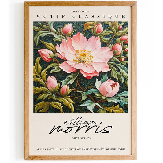 Motif Classique Art Nouveau Morris Art Print