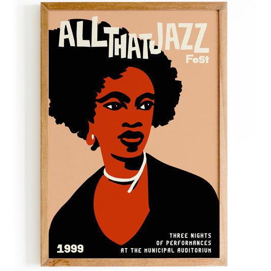 All That Jazz 1999 Festival Poster