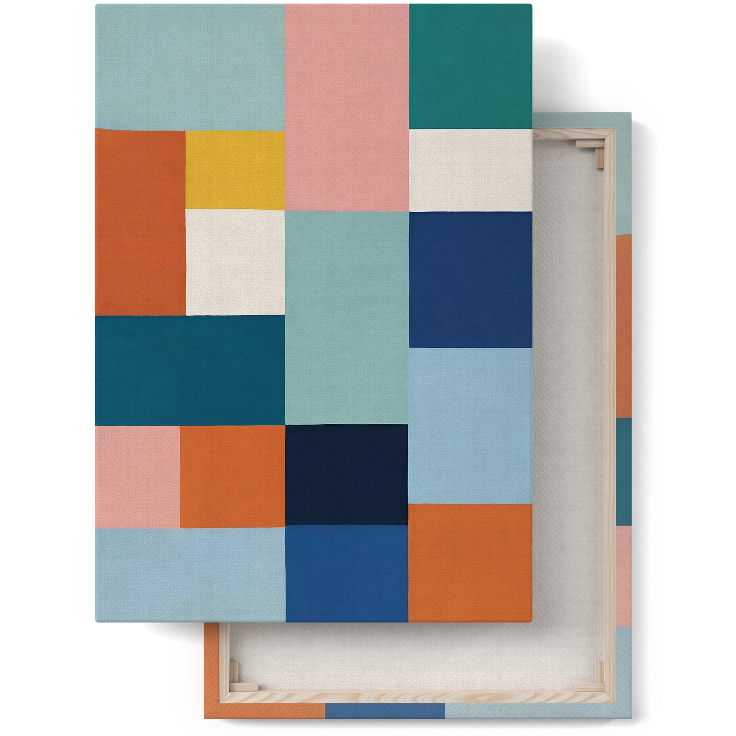 Modern Color Block Canvas Print