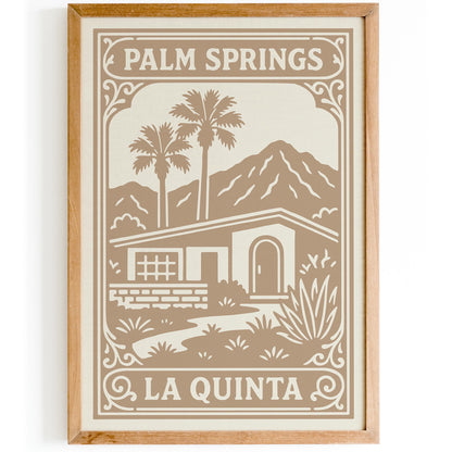 Palm Springs La Quinta Poster