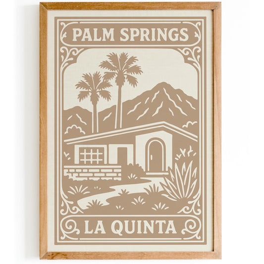 Palm Springs La Quinta Poster