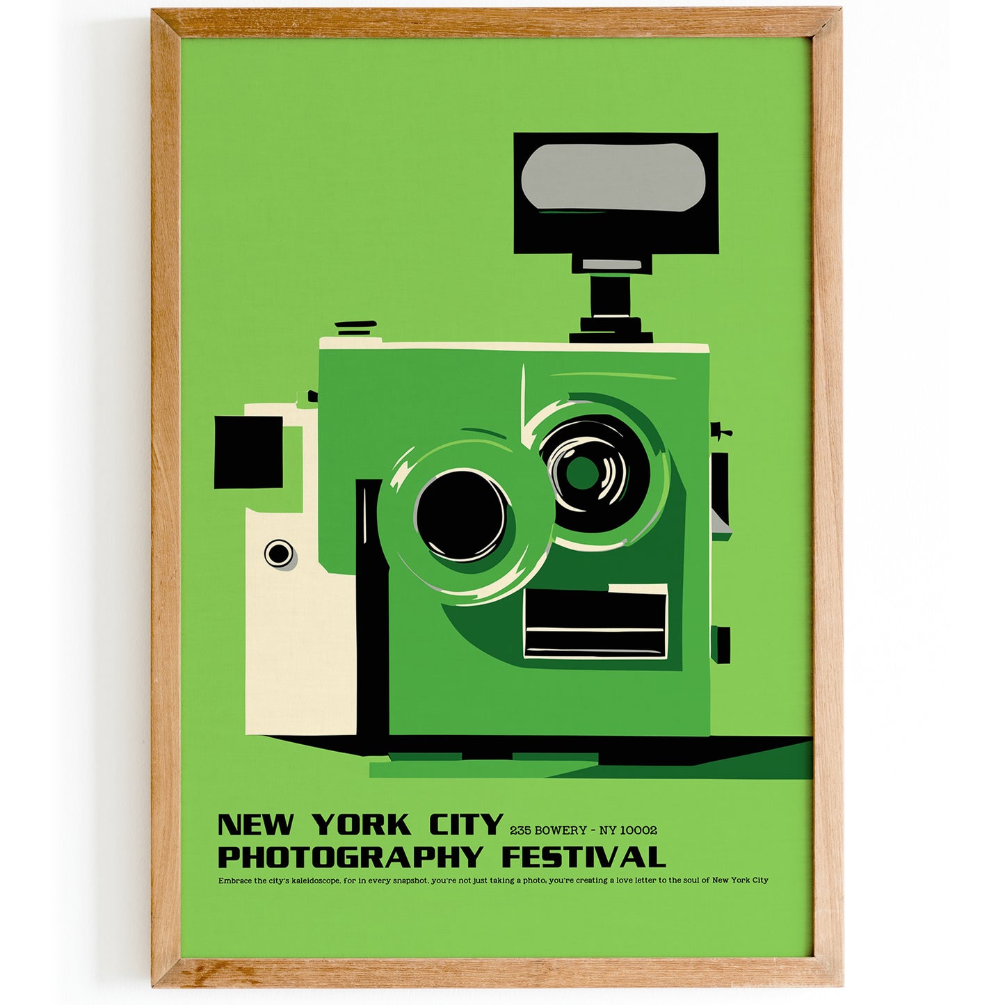 Retro NYC Photography Festival Poster