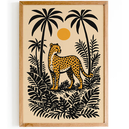Cheetah in the Jungle Poster