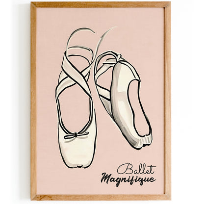 Ballet Magnifique Kids Room Wall Art