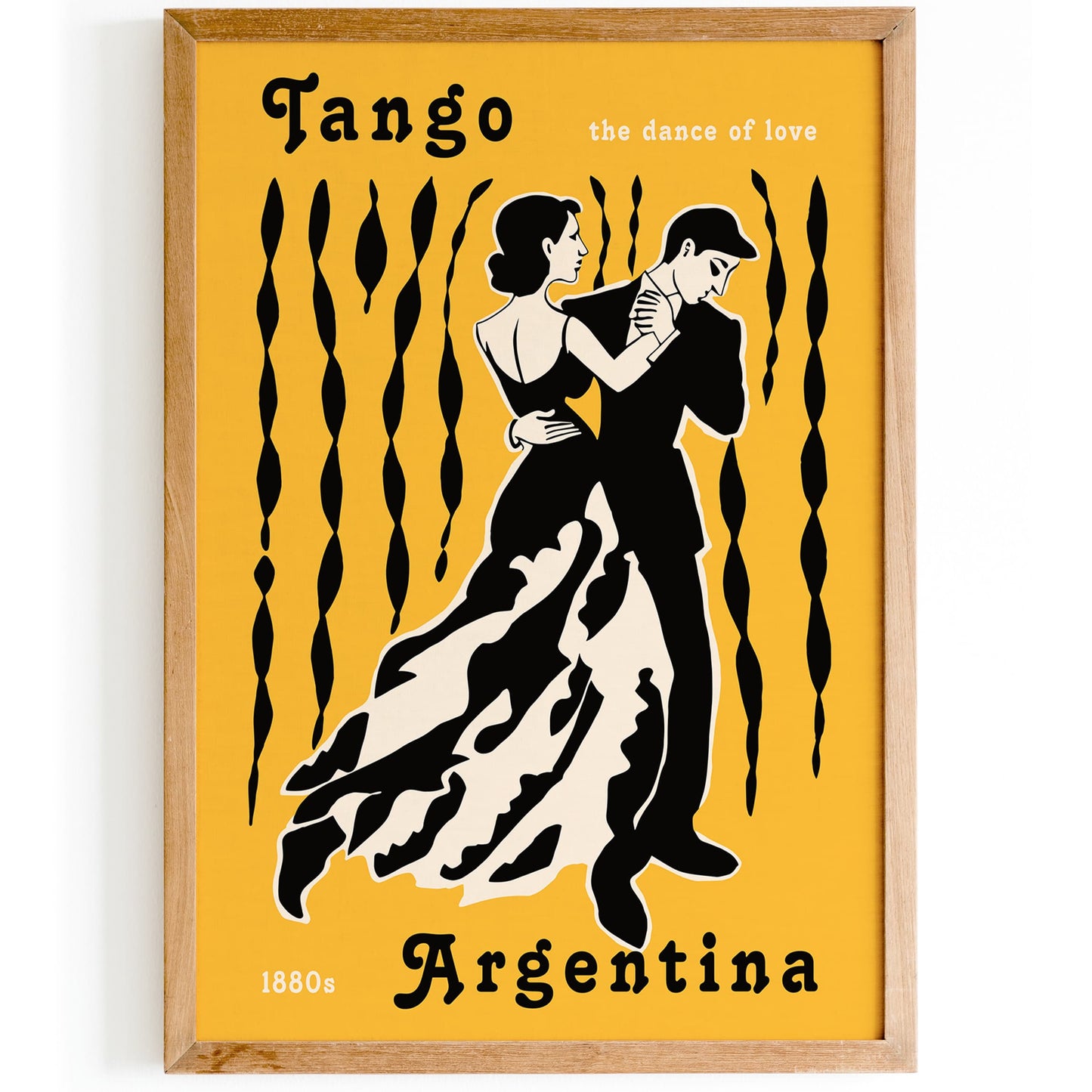 Tango Argentina Dance Poster