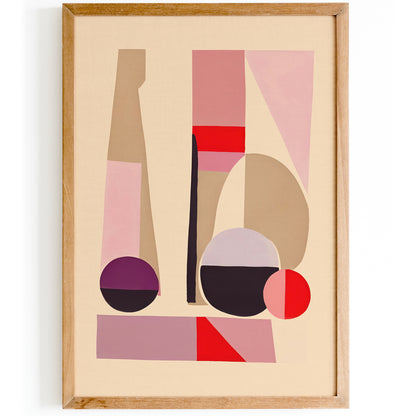 Abstract Still Life Shapes Wall Art