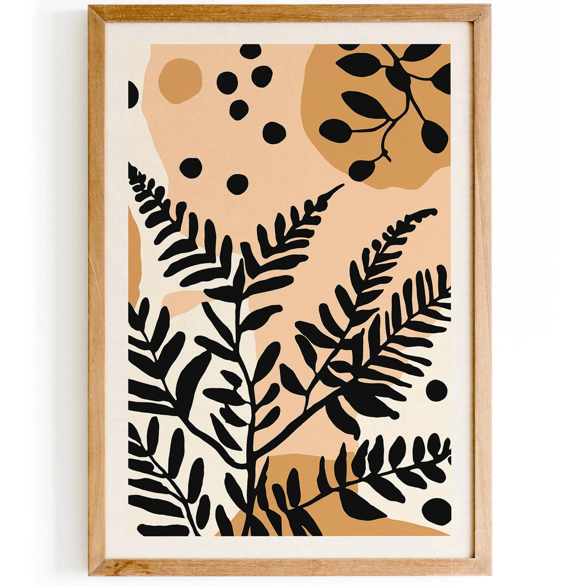 Abstract Natural Print Modern Abstract Nature Art Print – HypeSheriff