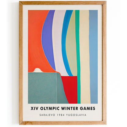 Sarajevo Olympic Winter Games Poster