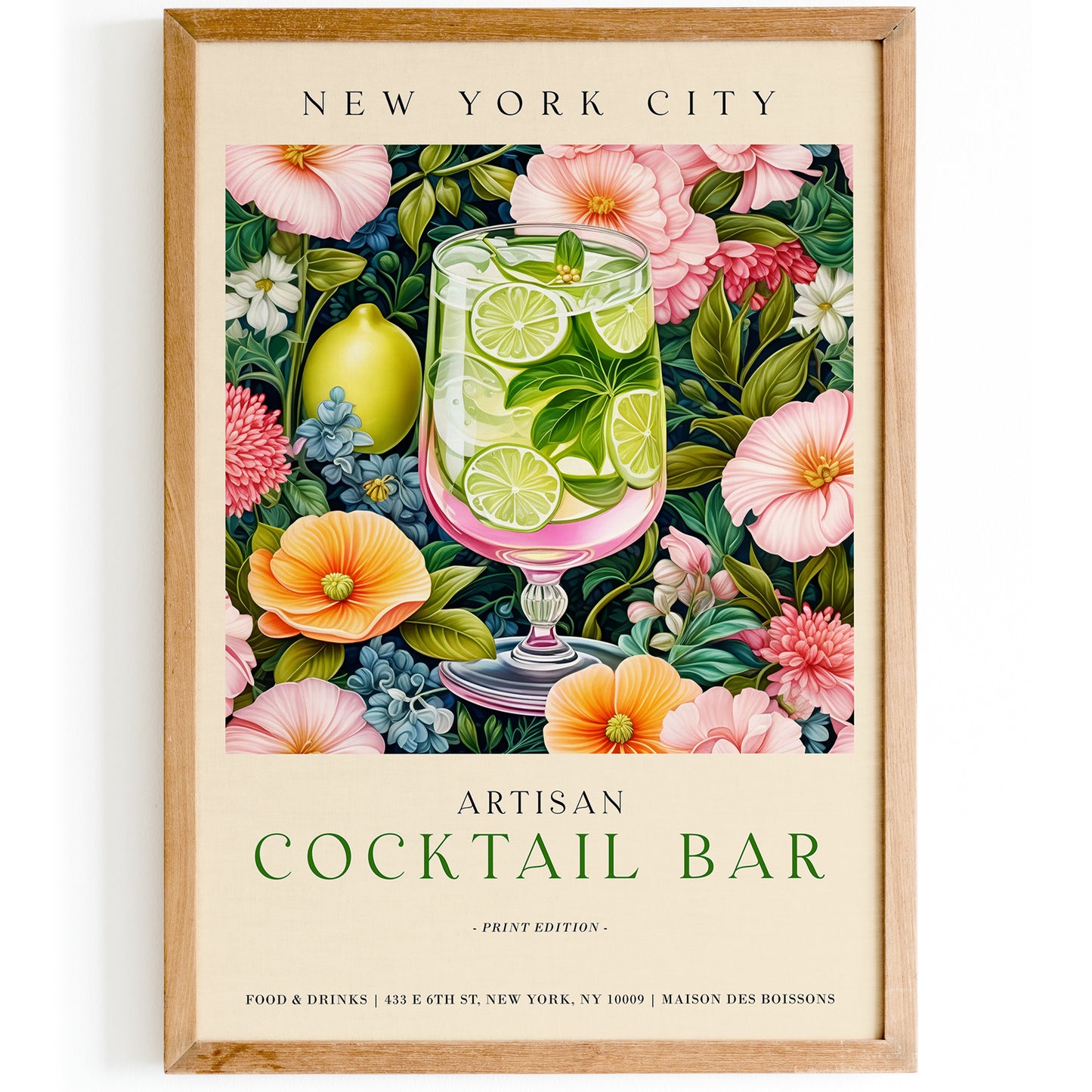 Coctail Bar Luxury  Kitchen Wall Art