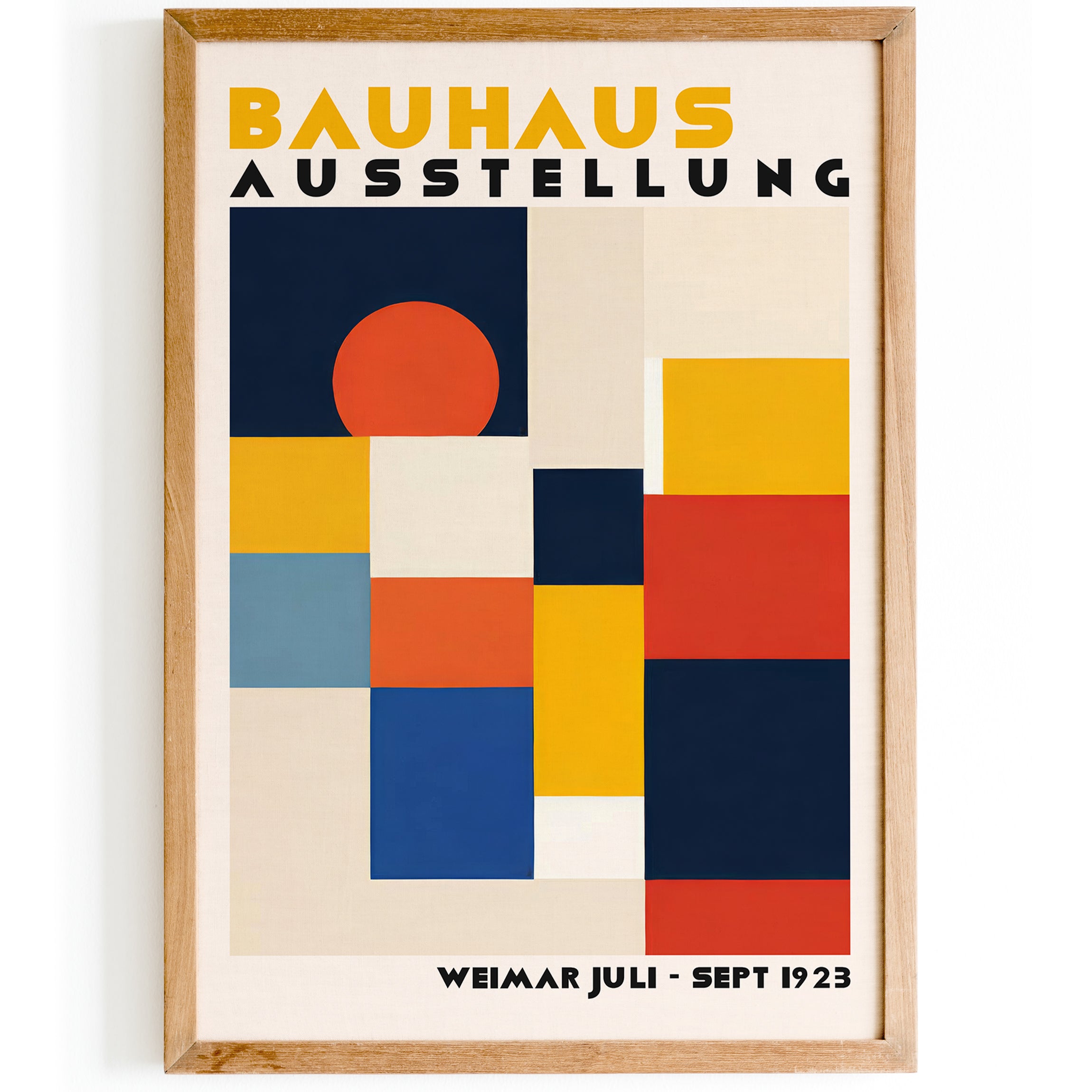 Bauhaus Retro Exhibition Poster – HypeSheriff