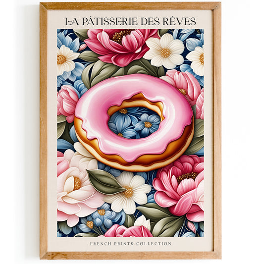 Sophisticated Sweetness: French Patisserie Art Print