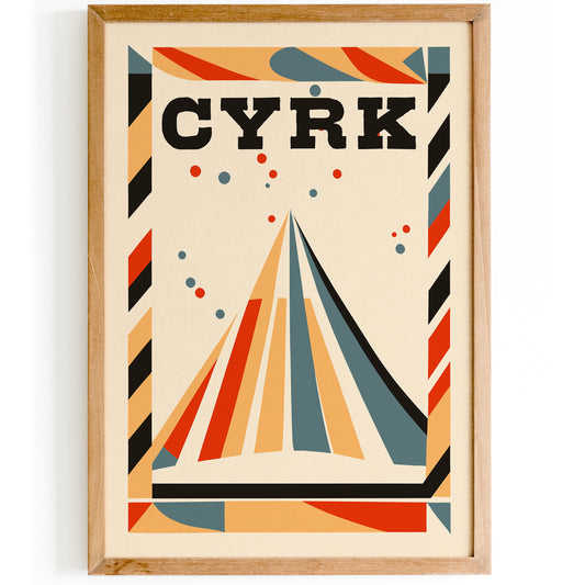 Polish Circus Wall Art Poster