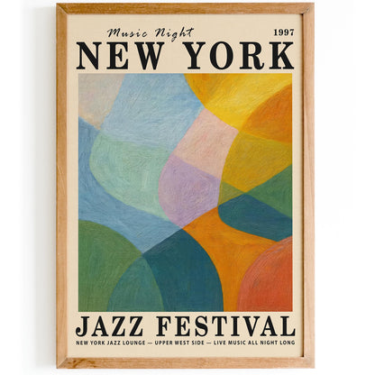 New York City Jazz Festival Poster - Music Wall Art