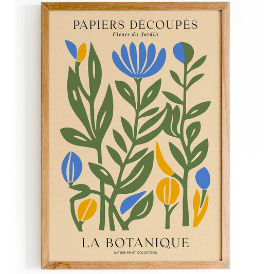 Fleurs du Jardin French Floral Poster
