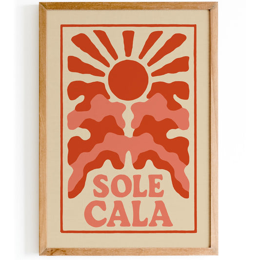 Sole Cala Sun Poster