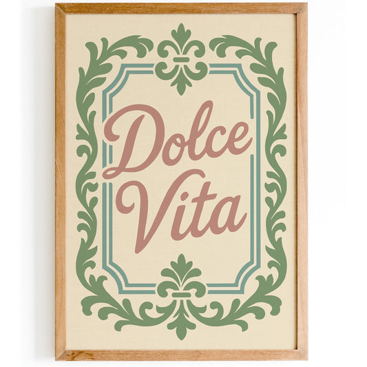 Château Core Print - Dolce Vita Cottagecore Decor