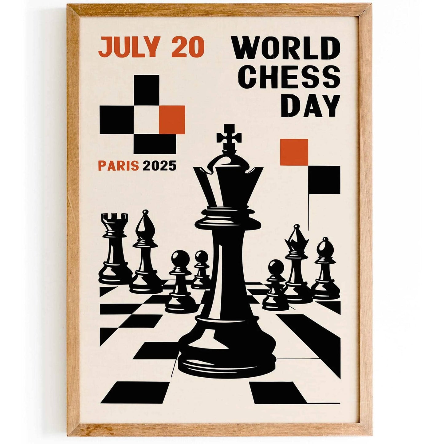 World Chess Day Poster Print