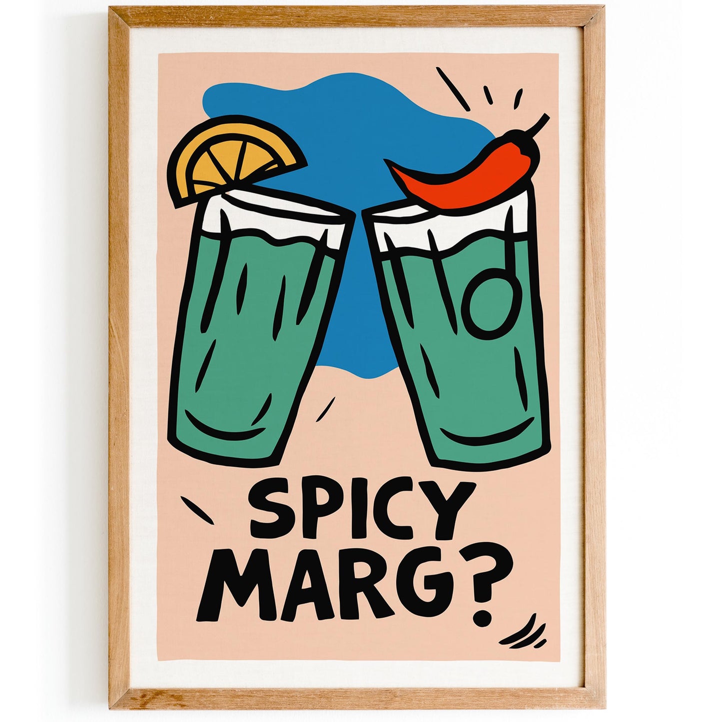 Spicy Margarita Poster