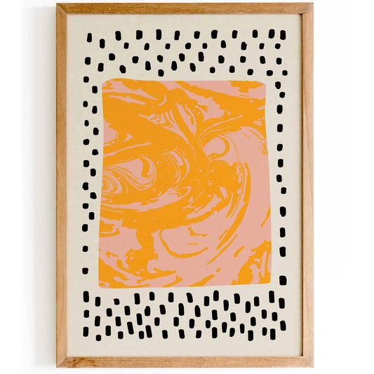 Swirl Pattern Abstract Poster Print