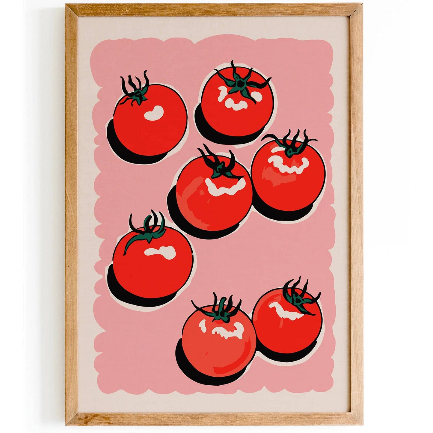 Artsy Tomatoes Wall Art Print